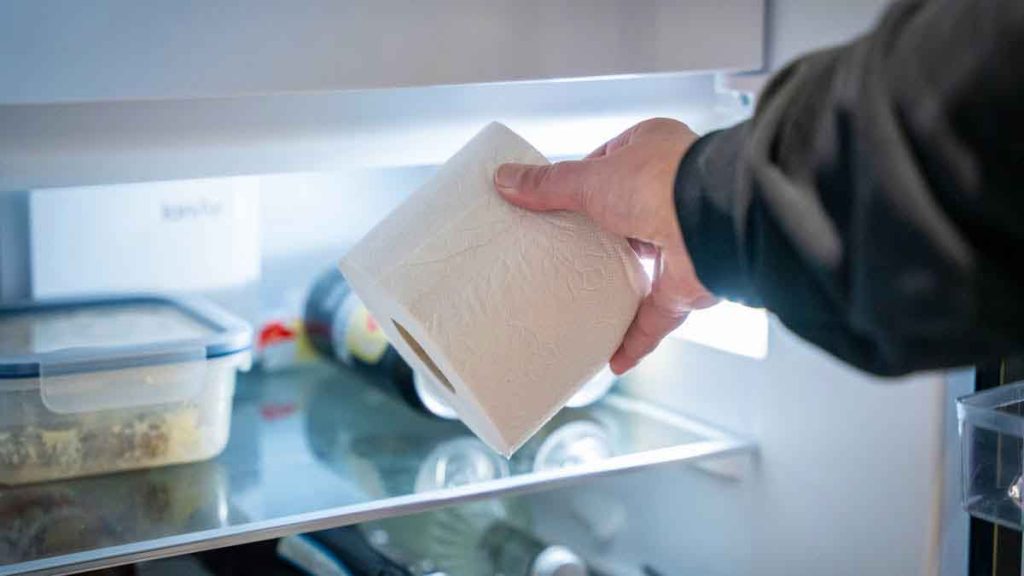 « Insolite », il met du PQ dans le frigo pour faire des économies et le résultat est bluffant