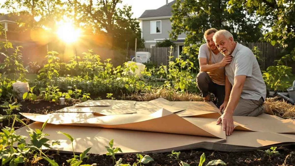 « Pose ton carton et reviens dans un mois »  mon voisin à la retraite m’a révélé comment préparer mon potager